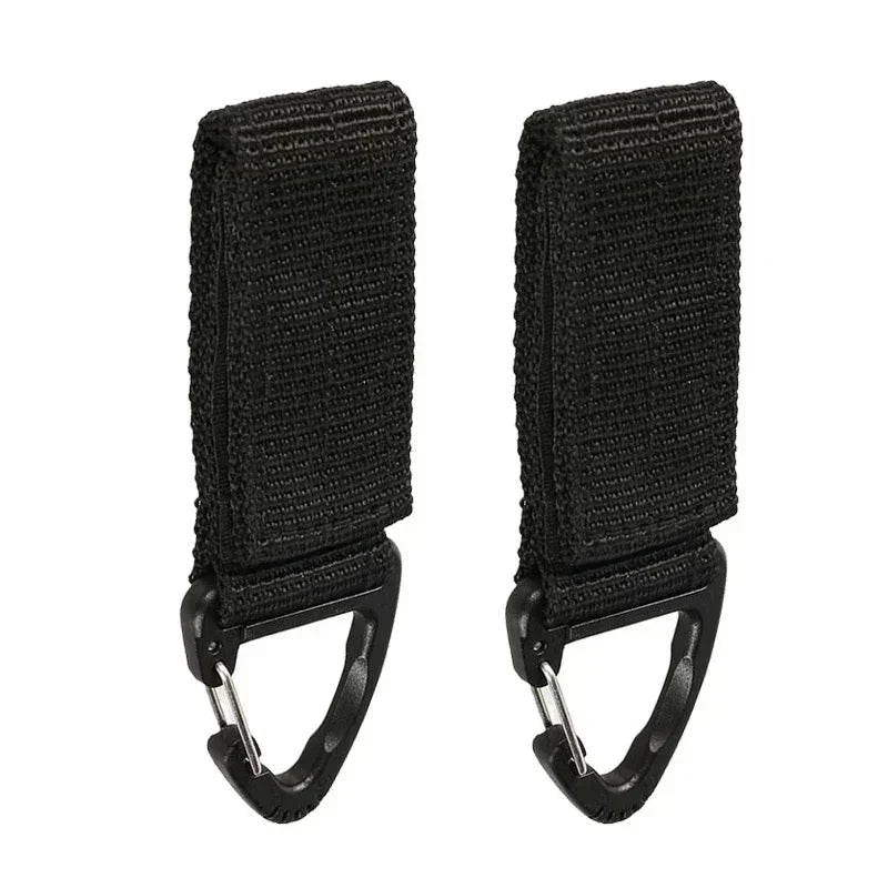 Nylon Tactical Glove Hook – Durable Carabiner Clip for Outdoor Camping