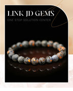 Natural Stone Bead Bracelet – Healing Crystal Gemstone Jewelry for Men and Women