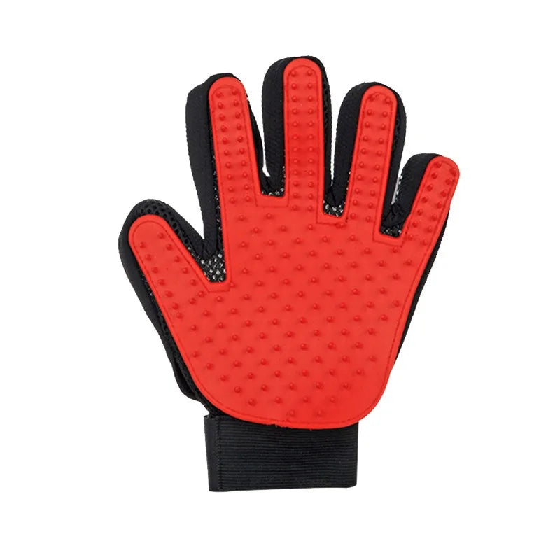Rubber Grooming Gloves – Pet Hair Remover Brush for Dog and Cat Bathing