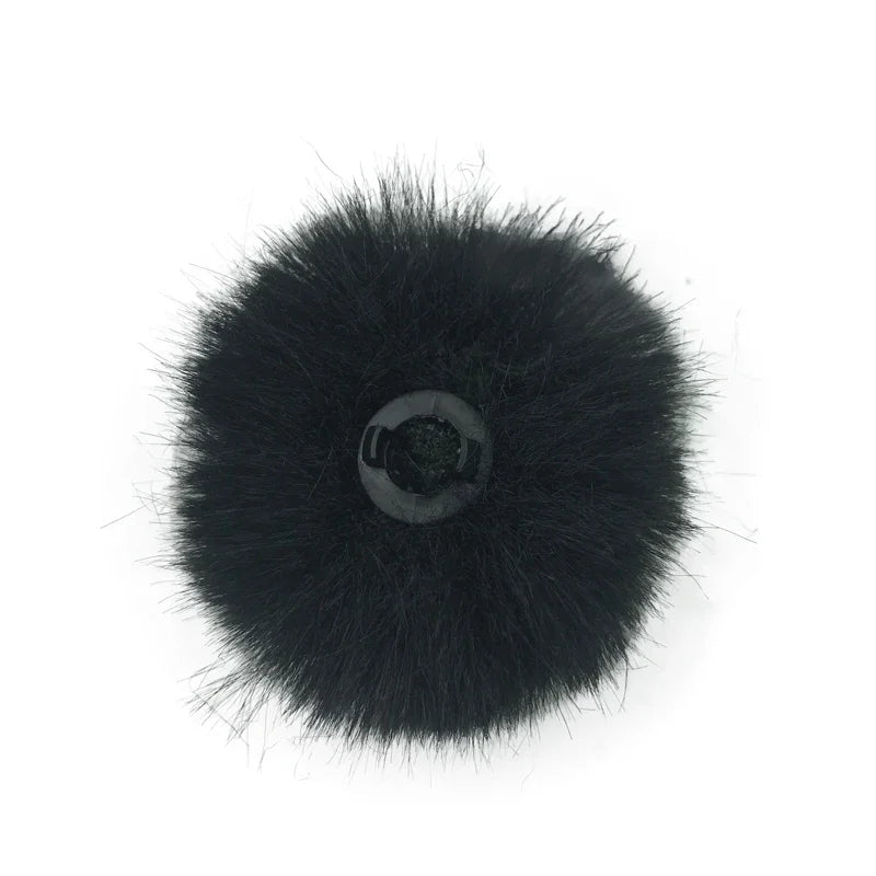 Furry Microphone Windscreen – Outdoor Windshield for Wireless Lavalier Mics