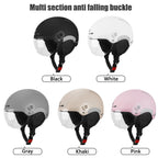 Cycling Helmet with Goggles – Protective MTB Gear for Adults