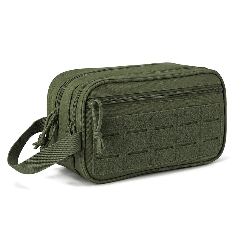 Tactical Waterproof Toiletry Bag – Molle Dopp Kit for Travel and Outdoors