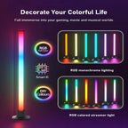 RGB LED Light Bar – Music Rhythm Sensing Desktop Lamp for Gaming Decor