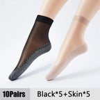 Ultrathin Transparent Boat Socks – Breathable Women's Ankle Socks for Summer