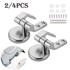 Stainless Steel Toilet Seat Hinges – Universal Replacement for DIY Lid Repair