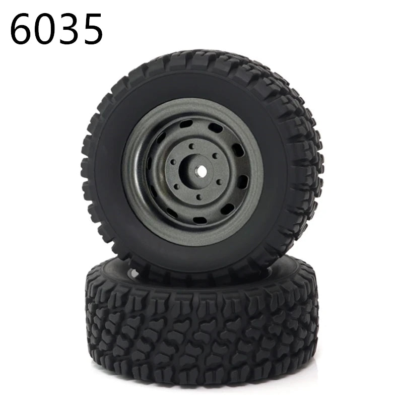 RC Car Spare Parts – Oil Shock Absorbers and Tires for 1/16 Scale Models