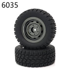 RC Car Spare Parts – Oil Shock Absorbers and Tires for 1/16 Scale Models