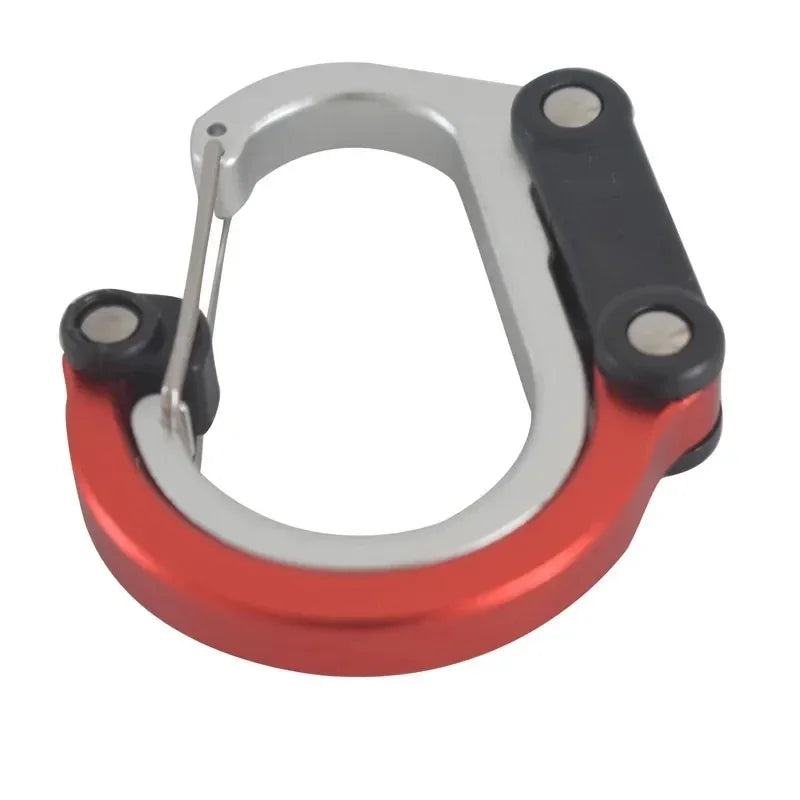 Rotating Hybrid Gear Clip – Heavy Duty Carabiner for Camping and Hiking