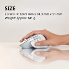 Logitech MX Master 3S Wireless Mouse – Ergonomic Silent Design for Office Work