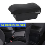 Center Console Armrest Box – Storage Organizer for Peugeot 208 2012-2018