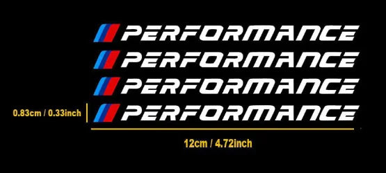 MPower Performance Wiper Stickers – Vinyl Decal Accessories for BMW Vehicles