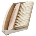 Mini Natural Wood Window Brush Set – Small Handheld Sweeper for Home Kitchen