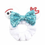 Velvet Sequin Mouse Ear Scrunchies – Elastic Hair Accessories for Kids Party