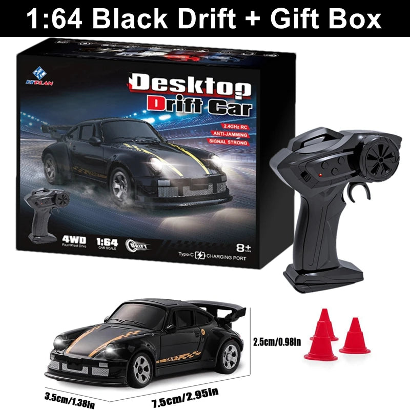 Mini Drift RC Racing Car – 4WD High Speed Vehicle for Desktop Play