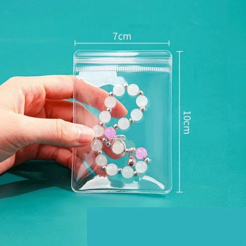 Transparent PVC Zip Jewelry Pouches – Anti-Oxidation Bags for Storage