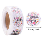 Decorative Thank You Sealing Stickers for Party Gift Labels and Scrapbooking