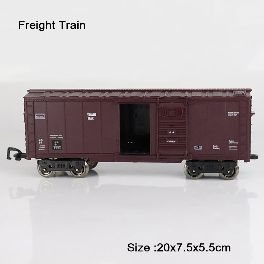 RC Train Cargo Carriage – 4cm Width Model Wagon for DIY Railway Sets