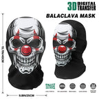 Full Face Skull Animal Mask – Breathable Mesh Headgear for Halloween Cosplay