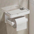 Aluminum Alloy Paper Holder – Wall-Mounted Rack for Bathroom and Kitchen