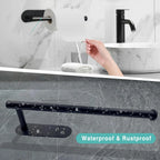 Adhesive Paper Towel Holder – Wall Mounted Rack for Kitchen and Bathroom