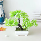 Artificial Potted Bonsai Tree – Zen Miniature Plant for Home Desk Decor