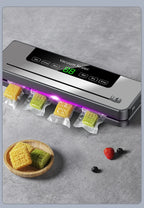 Electric Vacuum Sealer – UV Sterilization with Cutter for Food Storage