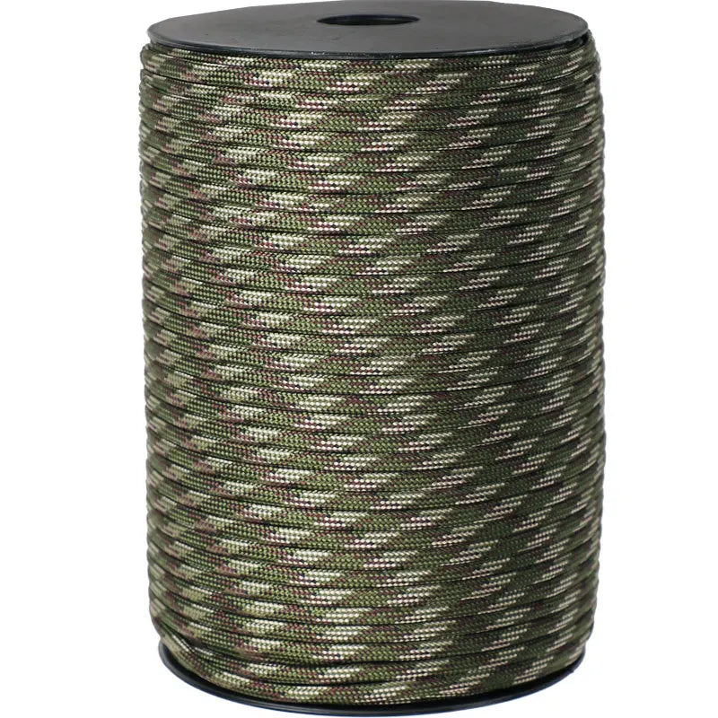 9-Core Paracord Rope – 4mm Military Standard for Outdoor Survival