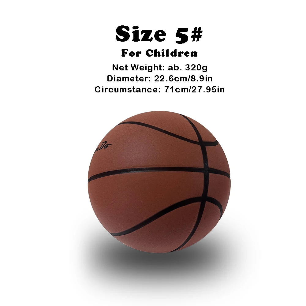 Silent Foam Basketball – Indoor Dribble Practice Ball for Kids and Adults