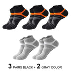 Breathable Cotton Ankle Socks – Men's Athletic Gear for Summer Outdoor Sports