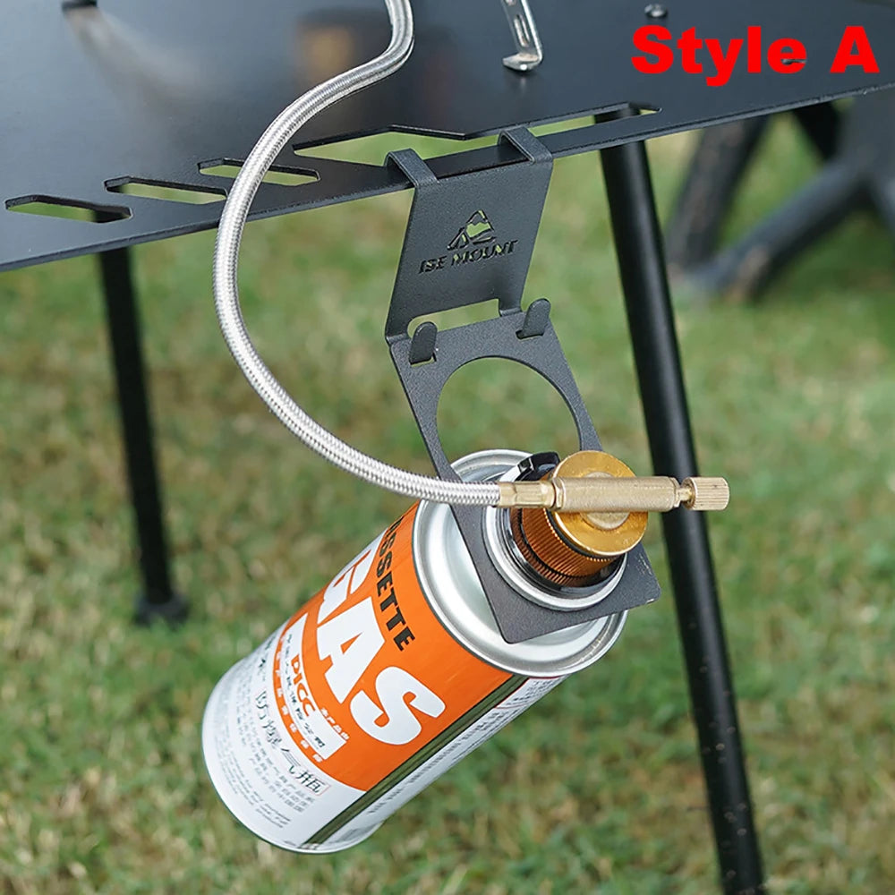 Stainless Steel Gas Tank Hook – Camping Table Hanger for Outdoor Stoves