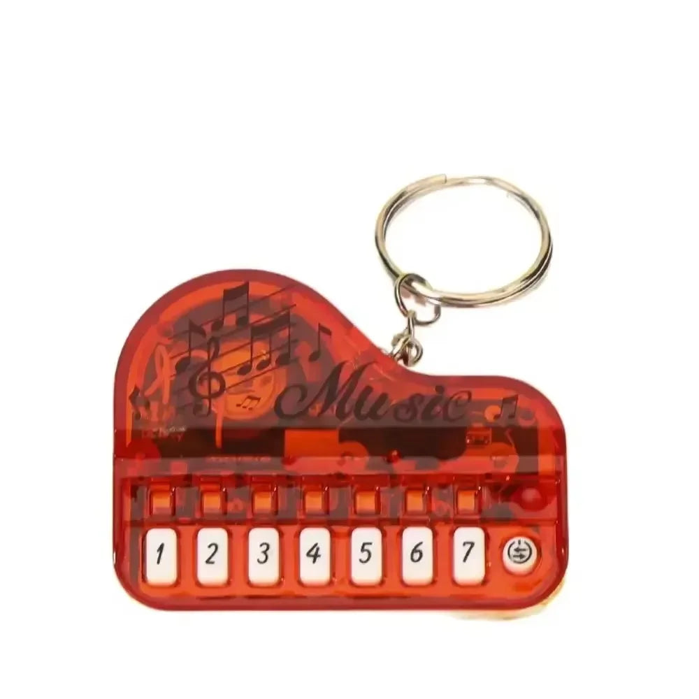 Mini Electronic Piano Keychain – Musical Cartoon Pendant for Birthday Gifts