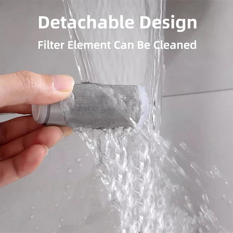 Stainless Steel Water Filter – Detachable Brass Prefilter for Bathroom Plumbing
