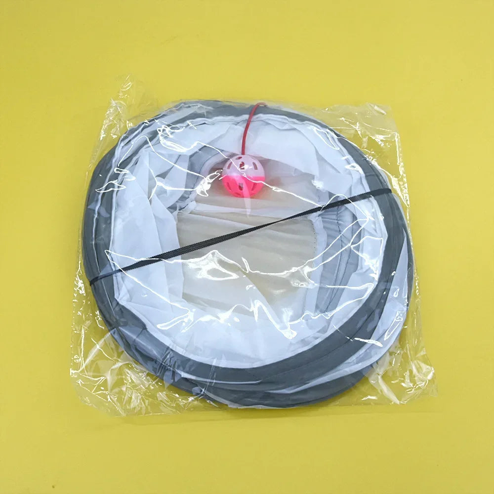Foldable Pet Tunnel – Interactive Cat Toy for Indoor Training and Play