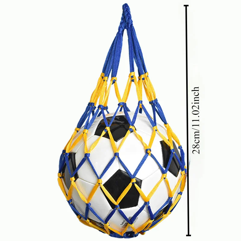 Thickened Nylon Mesh Ball Bag – Durable Storage Tote for Outdoor Sports
