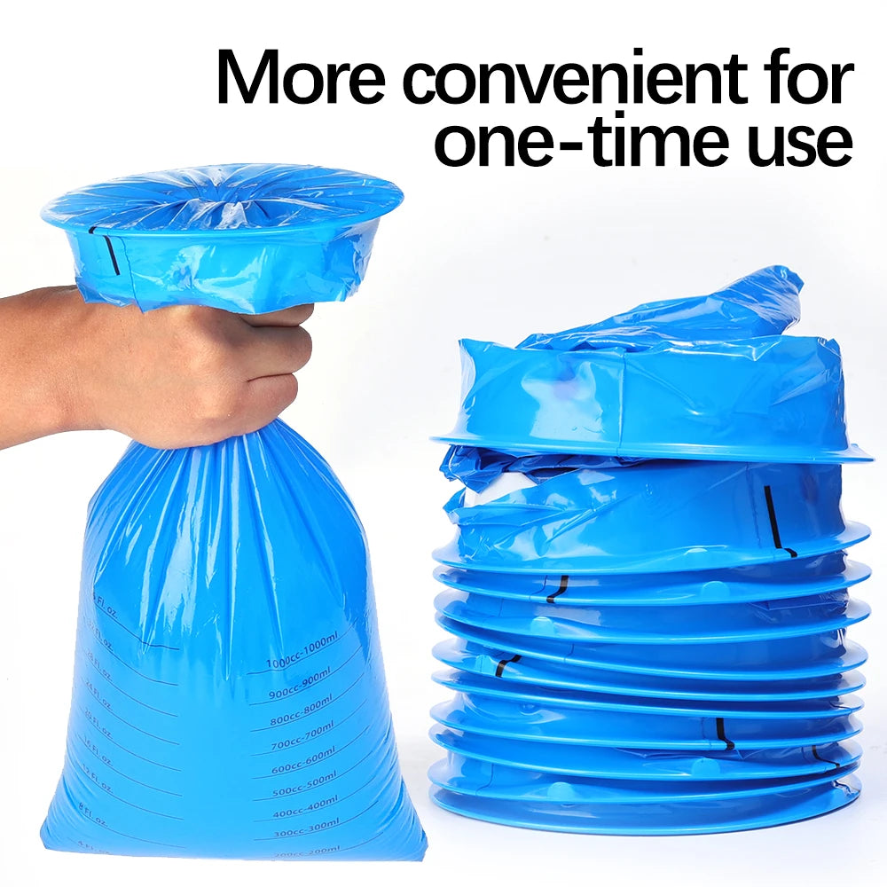 Disposable Vomit Bags – 1000ML Leak-Proof Pouch for Travel and Motion Sickness