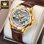 Automatic Mechanical Wristwatch – Skeleton Dial for Men Business Formal
