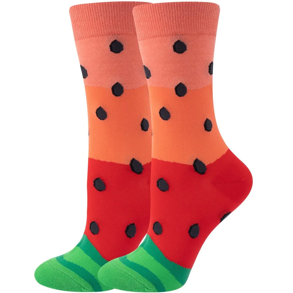 Colorful Cartoon Animal Crew Socks – Fun Harajuku Apparel for Men and Women