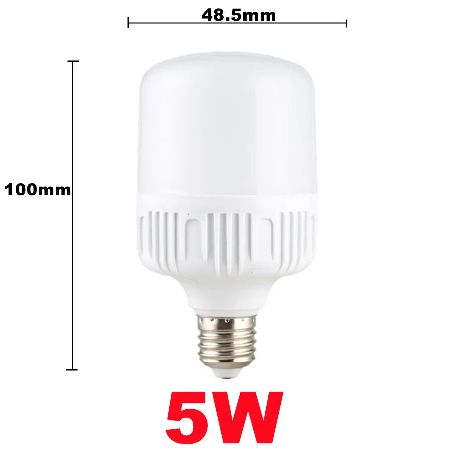 100W E27 LED Light Bulb – High Brightness Eye Protection for Home Lighting