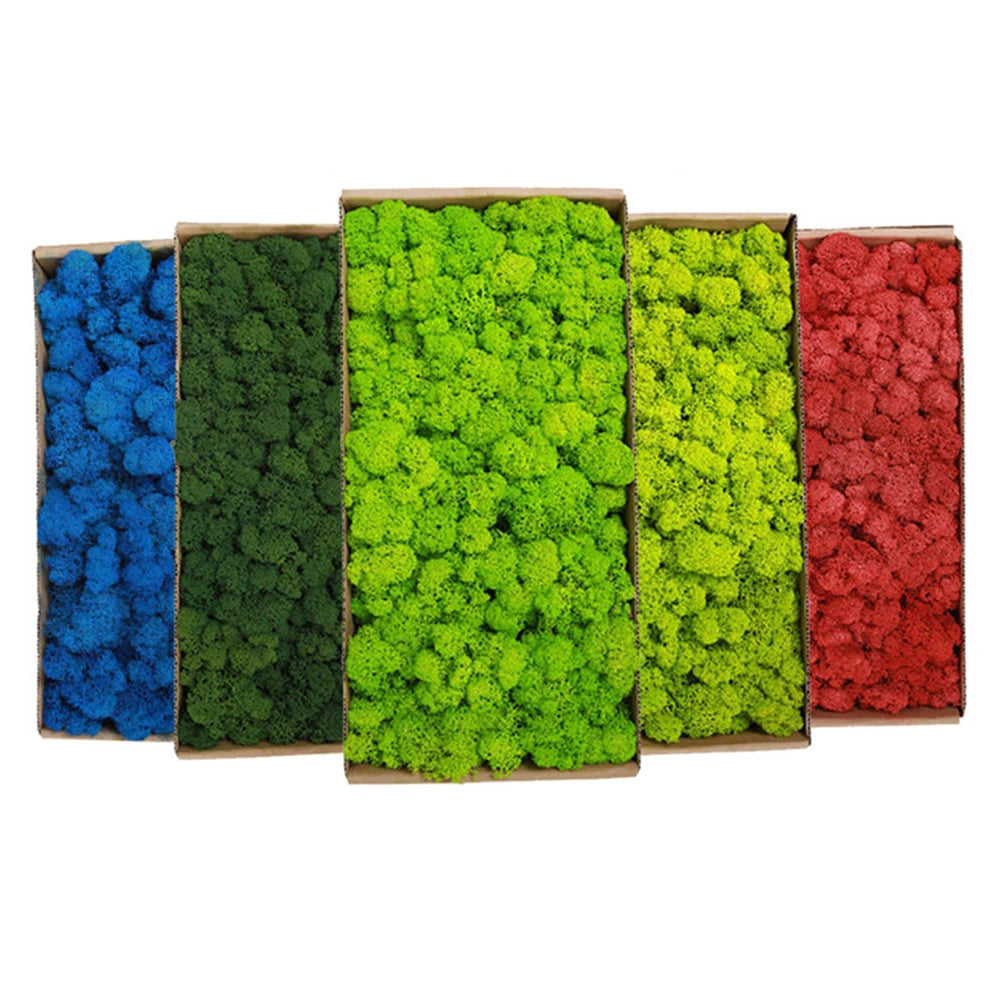 Artificial Moss Grass – 200g Green Fake Plant for DIY Garden Home Decor