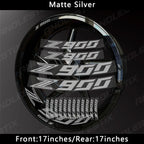 Reflective Motorcycle Rim Stripes – Wheel Hub Decals for Kawasaki Z900