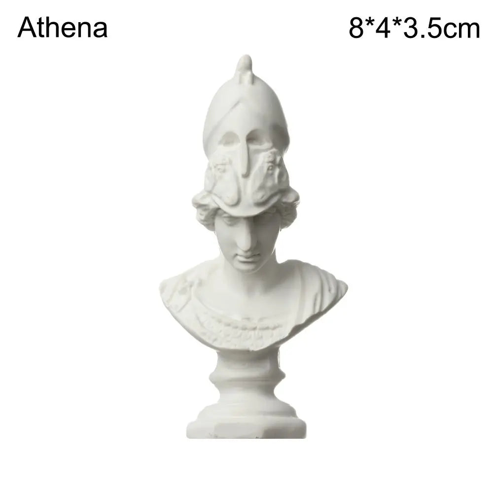 Mini Greek Mythology Bust – Plaster Sculpture for Art Drawing Practice