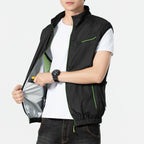 Cooling Fan Vest – Air Conditioned Heat Resistant Jacket for Outdoor Fishing Hiking