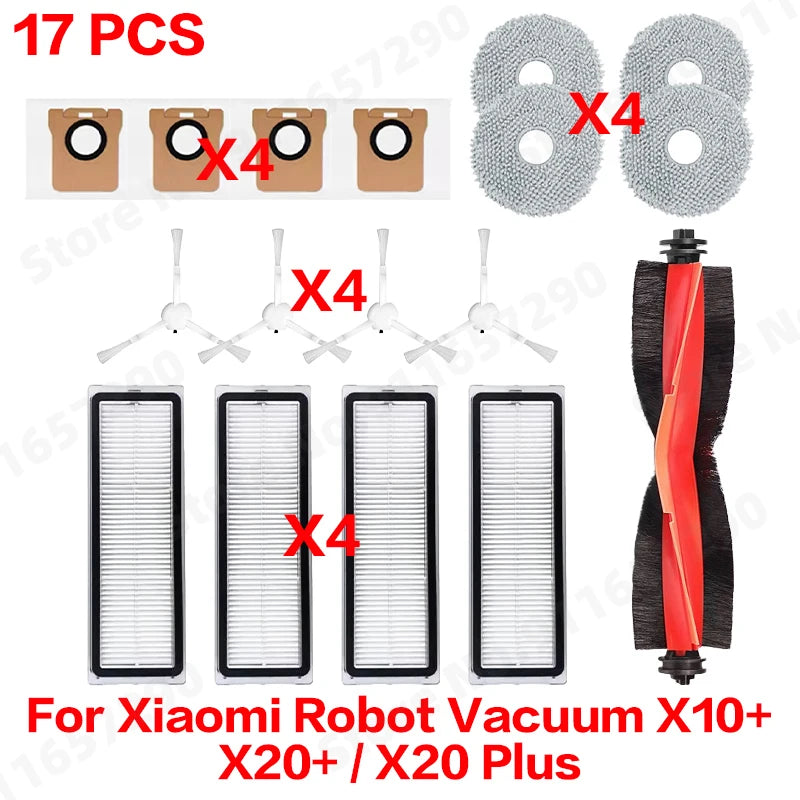 Vacuum Replacement Parts – Brushes and Filters for Xiaomi Robot Cleaners