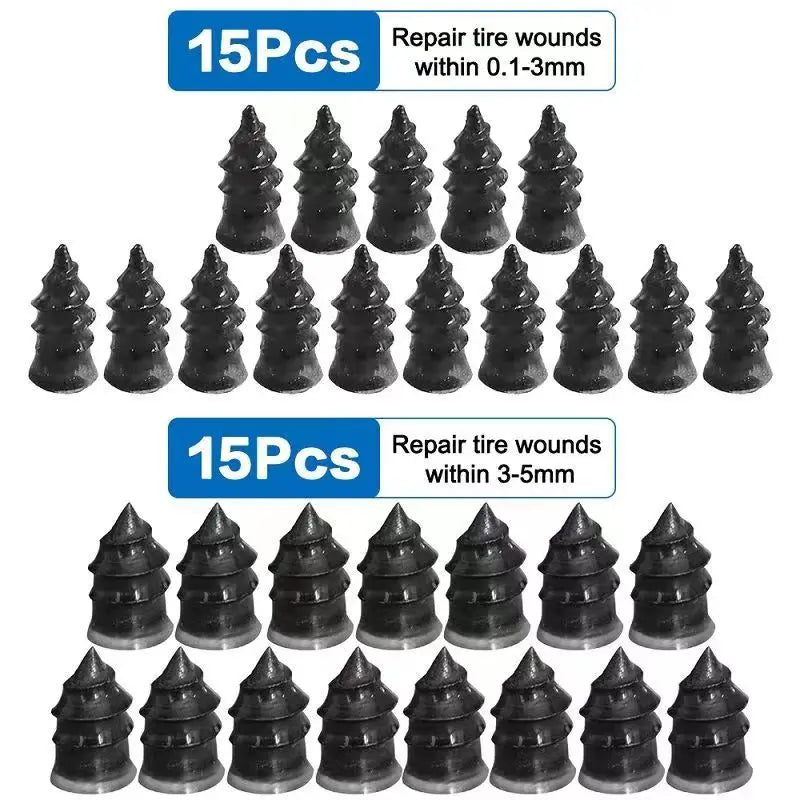 Vacuum Tyre Repair Nails – Tubeless Puncture Screws for Car and Motorcycle
