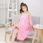 Wearable Bath Towel Wrap – 135x80cm Quick Dry Microfiber for Spa and Gym