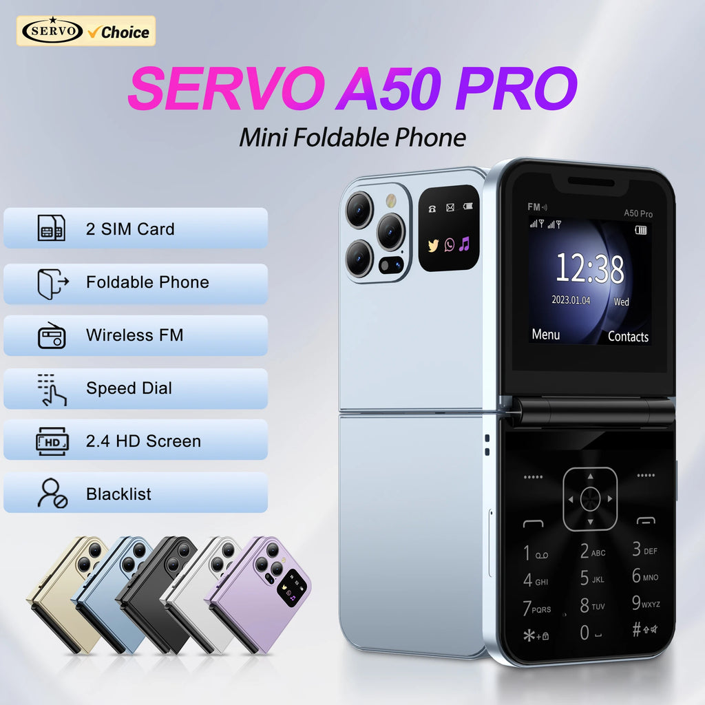 Flip Mobile Phone – Dual SIM with Call Recording for Seniors