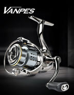 Spinning Fishing Reel – 8Kg Drag Smooth Bearing for Outdoor Freshwater Angling