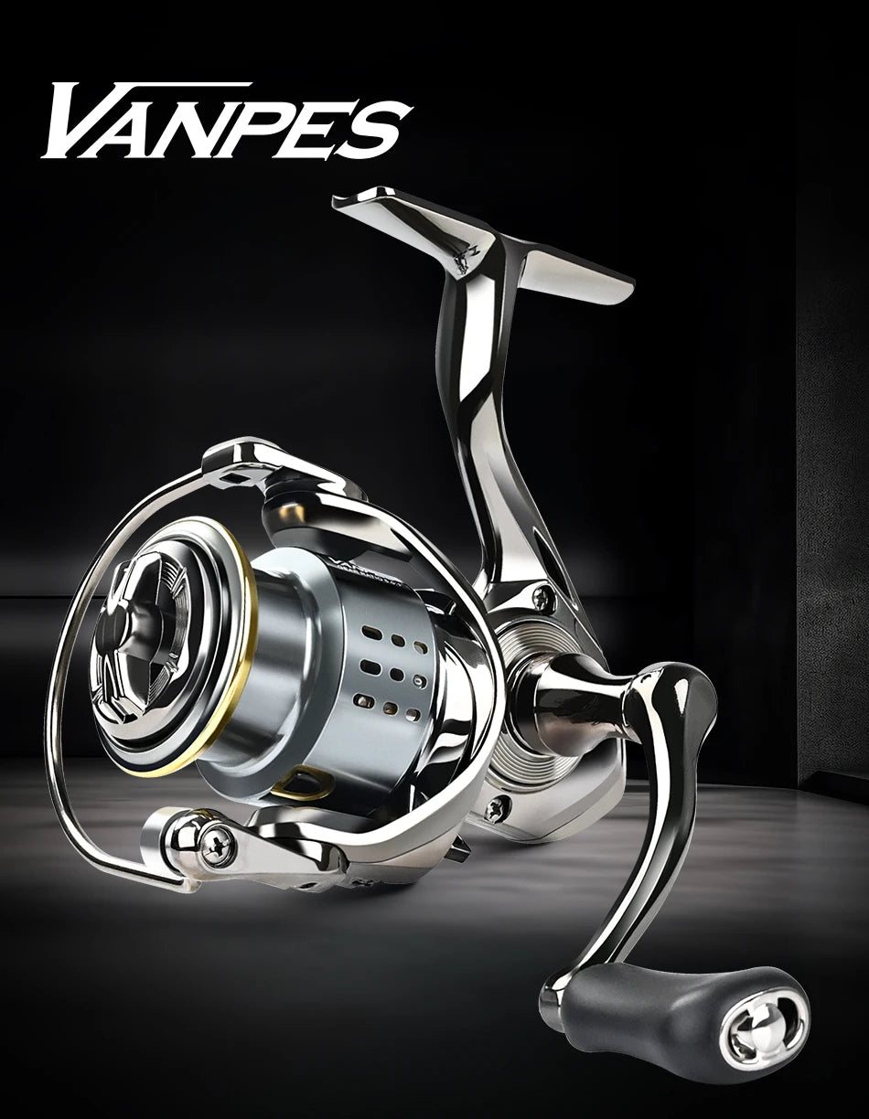 Spinning Fishing Reel – 8Kg Drag Smooth Bearing for Outdoor Freshwater Angling