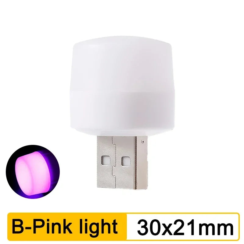 Mini USB LED Night Light – Portable Eye Protection for Bedroom Reading