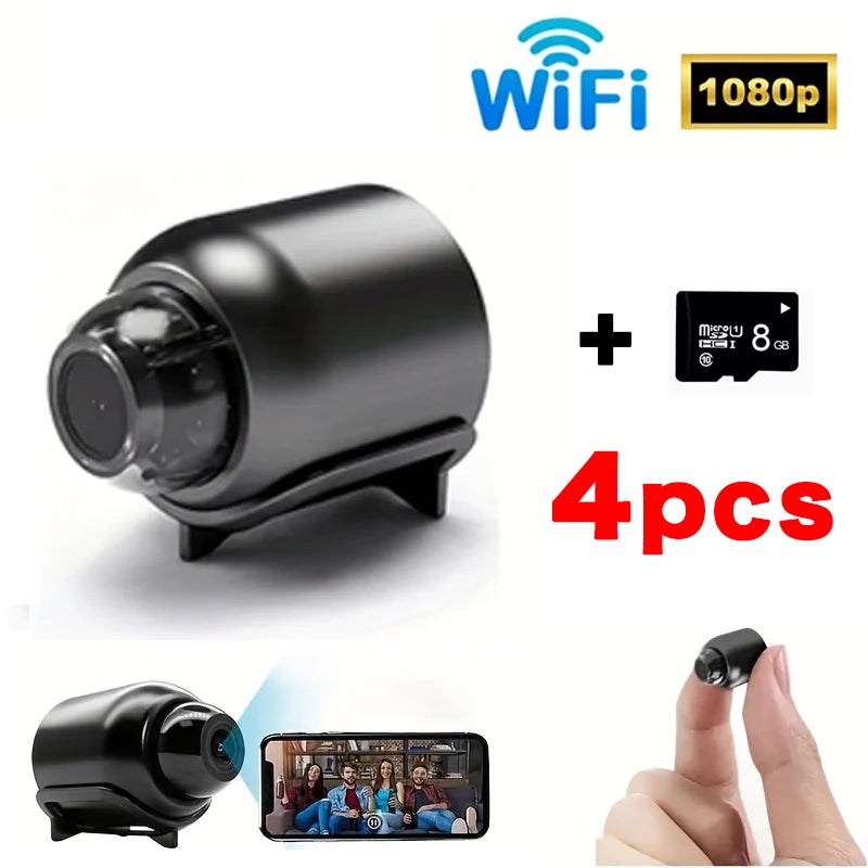 HD Mini WiFi Security Camera – Wireless 1080P Video Recorder for Home Monitoring